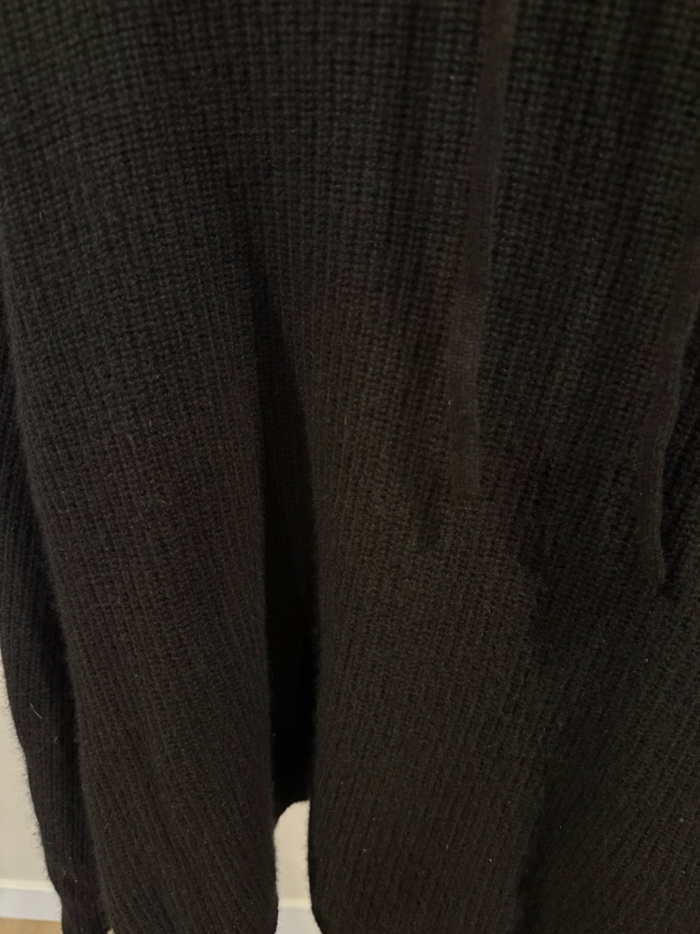 Jenni Kayne Cashmere Fisherman Hoodie black size M‎ - Picture 4 of 7